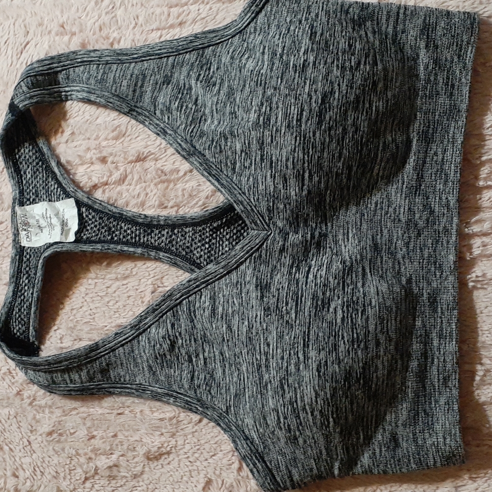 Black and Gray Sports bra Danskin Now M (8-10)